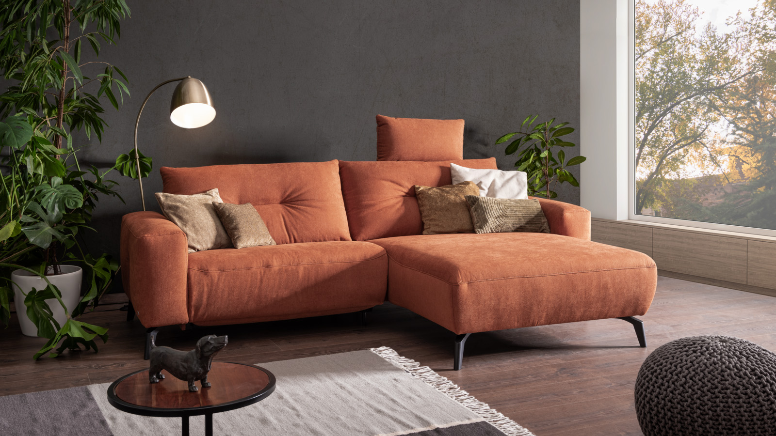 ADA Sofa in der Highlight Farbe Orange