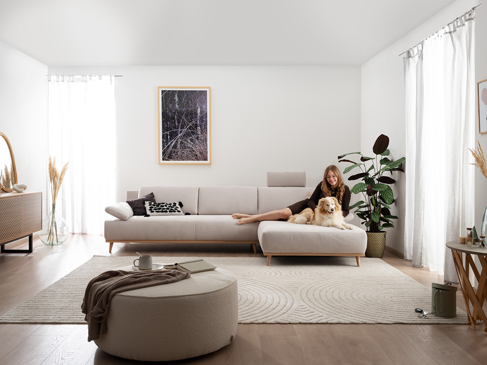 Sofa TIVOLI im Natural Living Wohnzimmer