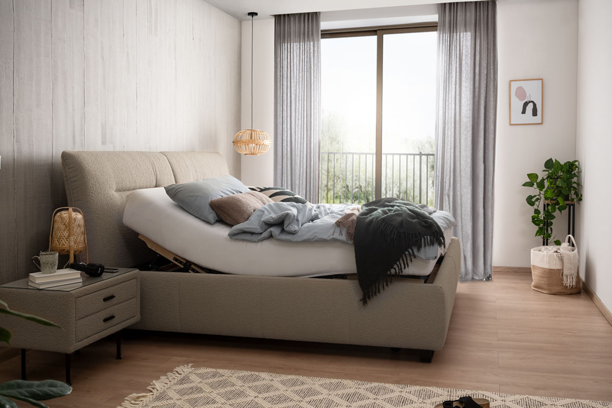 ADA . Mindful Living LEPIDA Bett – Ökologisch und stilvoll für Ihr Zuhause - per Motor verstellbar und in dein Smart Home integrierbar - die Trends des Wohnens schon heute