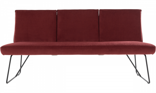 rote Essbank VITO von ADA Möbel mit ADAption Funktion