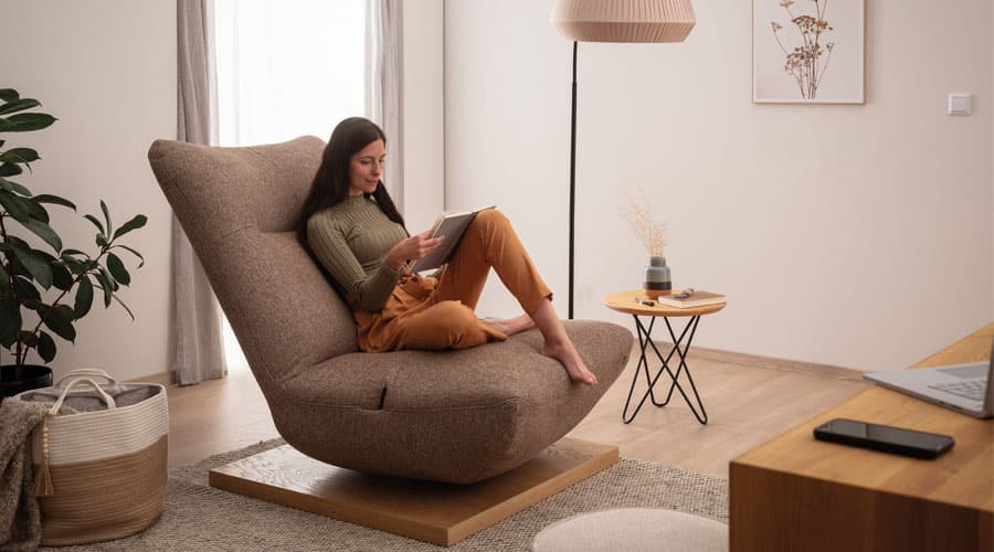 NYSSA - Relaxen mit der integrierte ADAption- & Wipp-Funktion. So geht Me-Time heute.