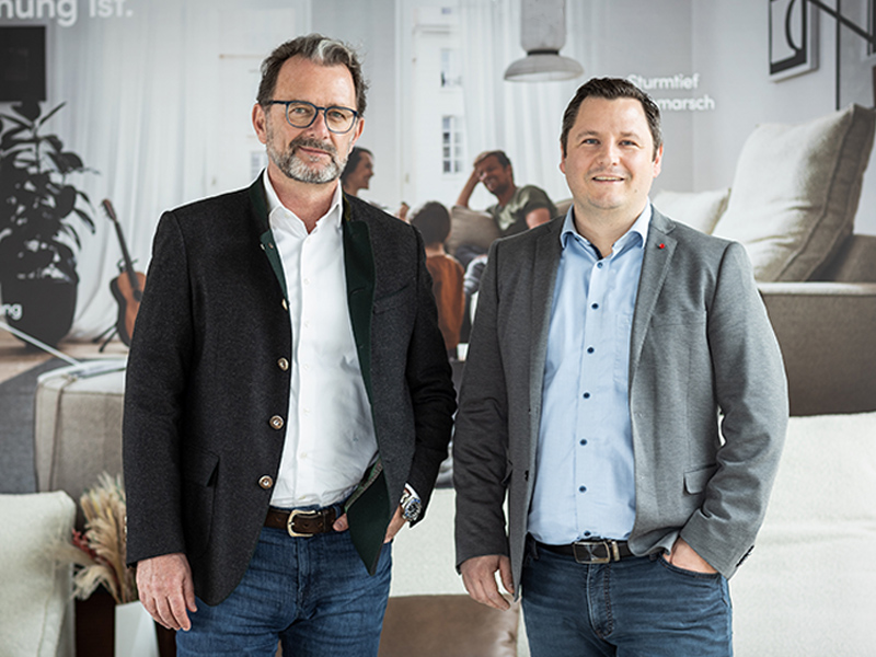 Nikolaus Szlavik und Michael Wibmer, Vorstände von ADA Möbel
