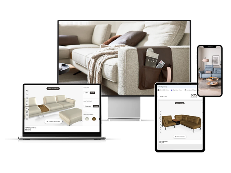 3D Konfigurator für ADA Sofas und weitere Möbel